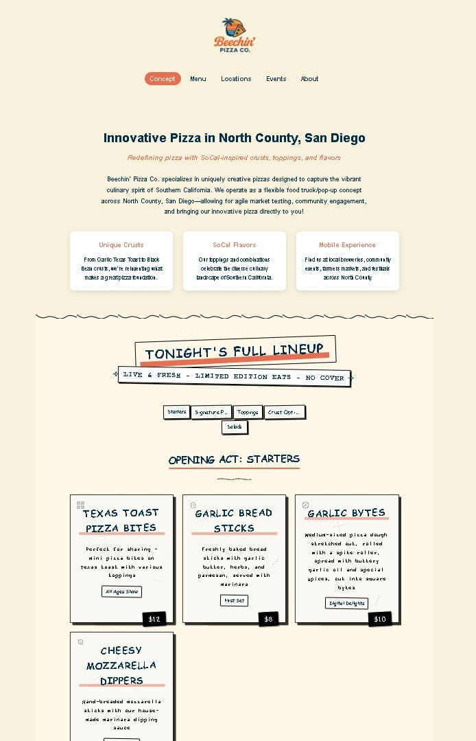 Beechin Pizza Co screenshot