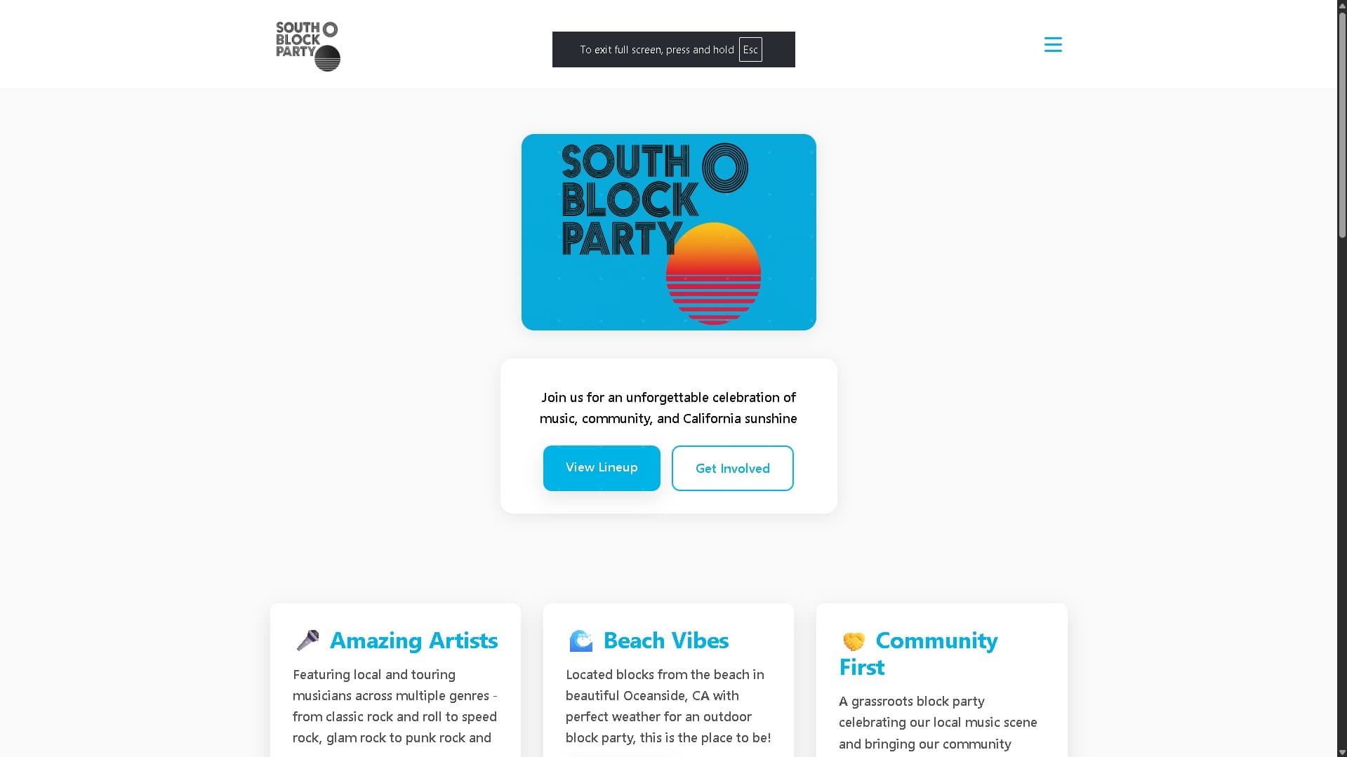 South O Block Party screenshot